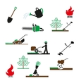 gardening icon vector image