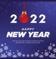 happy new year banner design vector image vector image