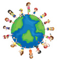 children vector image