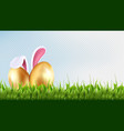 easter background spring season vector image vector image