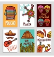 mexico poster set vector image