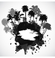 palm trees vector image vector image