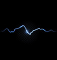 thunder spark electric flash background vector image