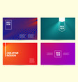 modern covers design ultra line striped vector image vector image