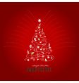 christmas tree vector image