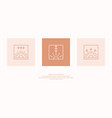 a set geometric emblems elements vector image