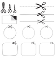 scissors vector image
