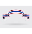 thai flag background vector image