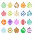 christmas ball vector image
