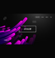 purple gradient geometric background flat layout vector image