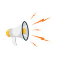 loudspeaker cartoon megaphone and noise vector image