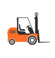 forklift icon vector image vector image