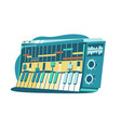 interface for composing music vector image vector image