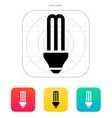 cfl light bulb icon vector image vector image