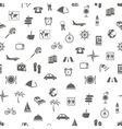 travel and accommodation seamless pattern vector image vector image