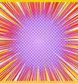 abstract explosion and burst comic template vector image vector image