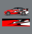 company branding car decal wrap design graphic vector image vector image