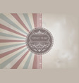 vintage frame vector image