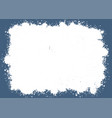 grunge splatter border design vector image