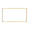 light effect for wedding invitation card golden vector image