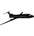 tu-154 jetliner vector image vector image