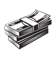 black money vector image