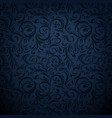 dark ornamental background vector image