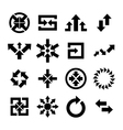 arrow icon vector image vector image