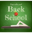 back to school background template eps 10 vector image