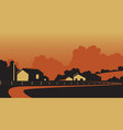 country farmstead vector image vector image