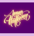 glow in the dark background happy halloween vector image vector image