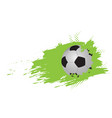 soccer ball icon with an effect vector image