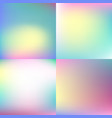 sweet color blurred background set pastel vector image vector image