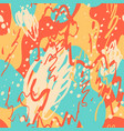 trendy orange scratch seamless pattern vector image
