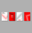 set abstract minimal cover designs vector image
