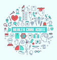 modern medical icon set vector image