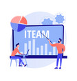 it management courses concept metaphor vector image