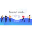 not found slide template vector image