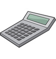 Calculator cartoon isolated drawing Royalty Free Vector