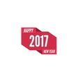 happy new year 2017 theme vector image