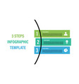 infographic design template with business concept vector image
