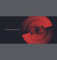 abstract background with circle shape rotating vector image vector image