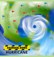 dangerous weather forecast background vector image vector image