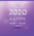 happy new year 2020 vector image