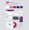 stationery branding mock-up template vector image vector image