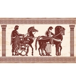 greek drawing vector image