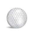 golf ball vector image vector image