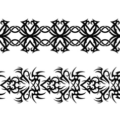 Black celtic seamless pattern Royalty Free Vector Image