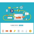 planning strategy concept investment growth vector image