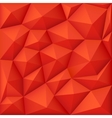 red 3d polygon background modern origami vector image
